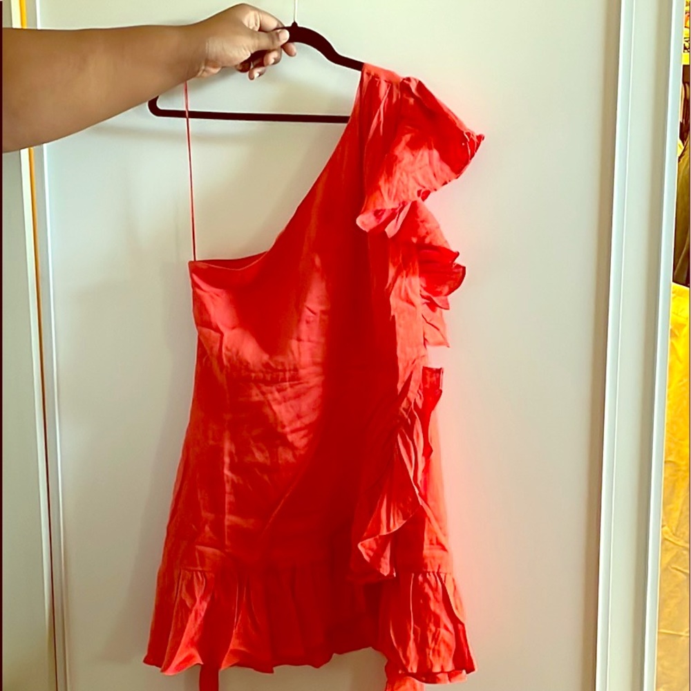 Banana Republic Dress, true to size. No stretch